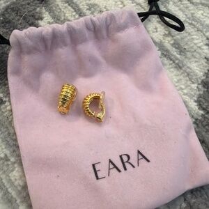 18K Gold Plated Over Brass Clip-ons